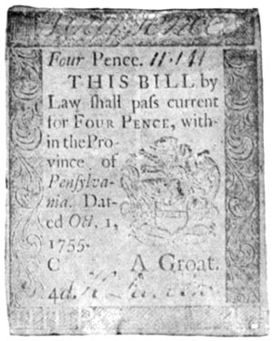 A PAPER BILL FOR 4d.