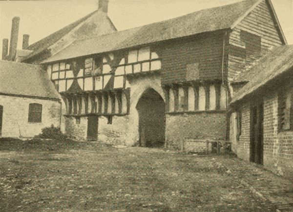 WIGMORE ABBEY—GATE HOUSE AND BARN