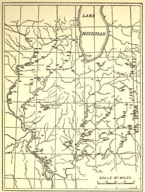 Archaeologic Map of Illinois and Indiana