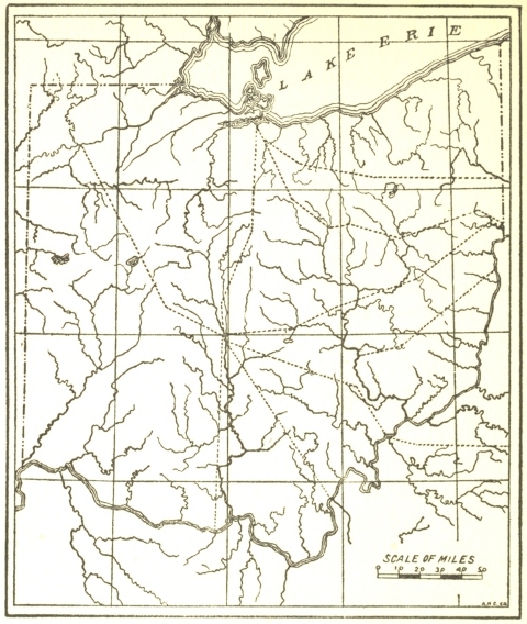 Early Highways on the Watersheds of Ohio