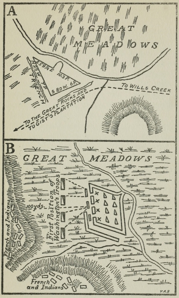 Two Plans of Fort Necessity