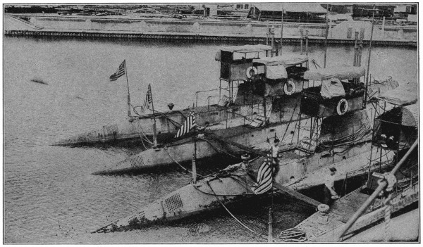 Submarines at Panama Canal