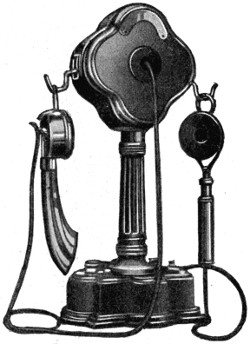 French desk telephone