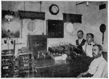 Steamship radio room