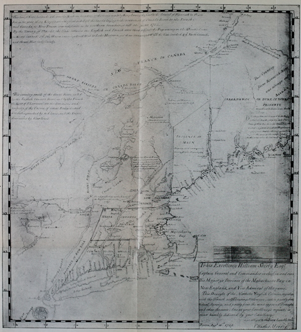 The Morris Map of 1749