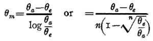 equation
for temperature and evaporation