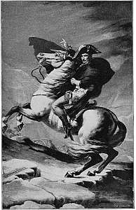 Allegorial Representation of Napoleon Crossing the Alps