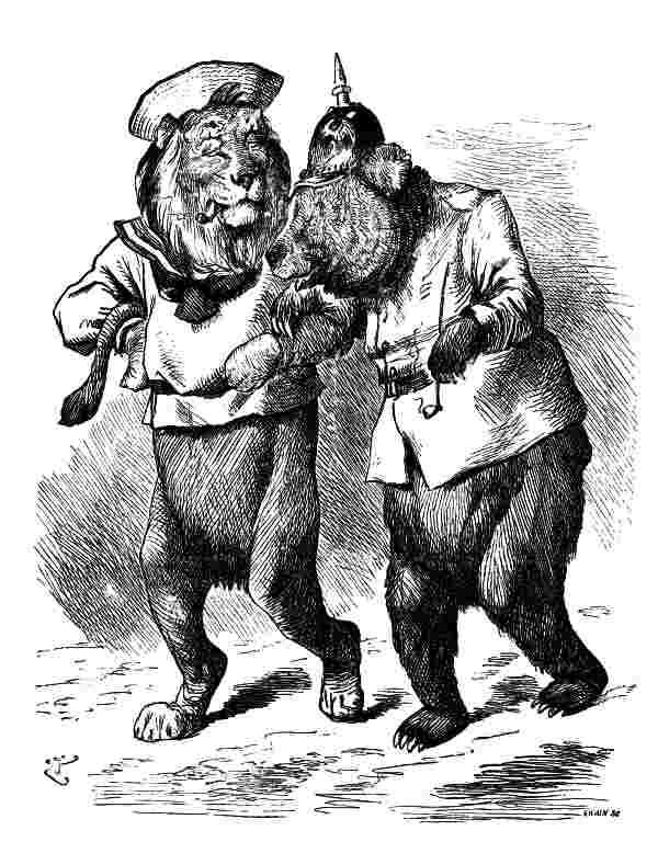 British Lion and Russian Bear.