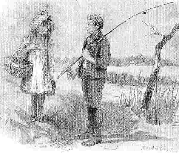 Boy With Fishing Pole