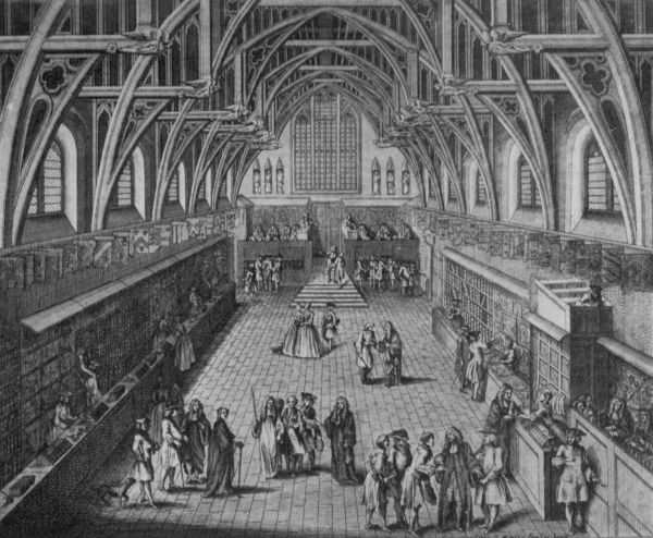 WESTMINSTER HALL IN 1797