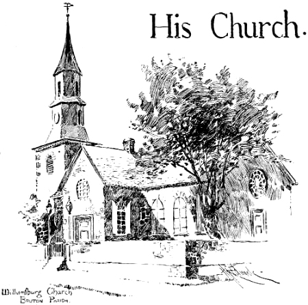 His Church. Williamsburg Church Bruton Parish.