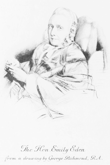 The Hon. Emily Eden
from a drawing by George Richmond, R.A.
Emery Walker Ph. sc.
