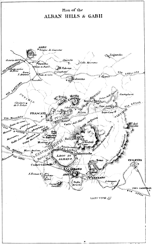 Plan of the ALBAN HILLS & GABII