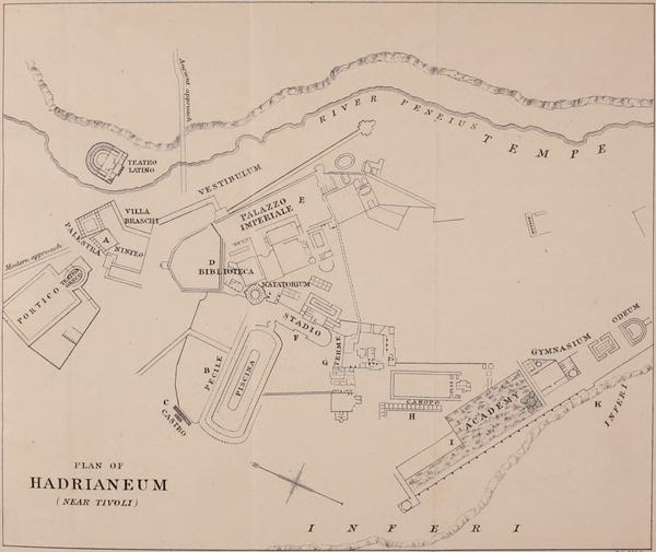 PLAN OF HADRIANEUM (NEAR TIVOLI)