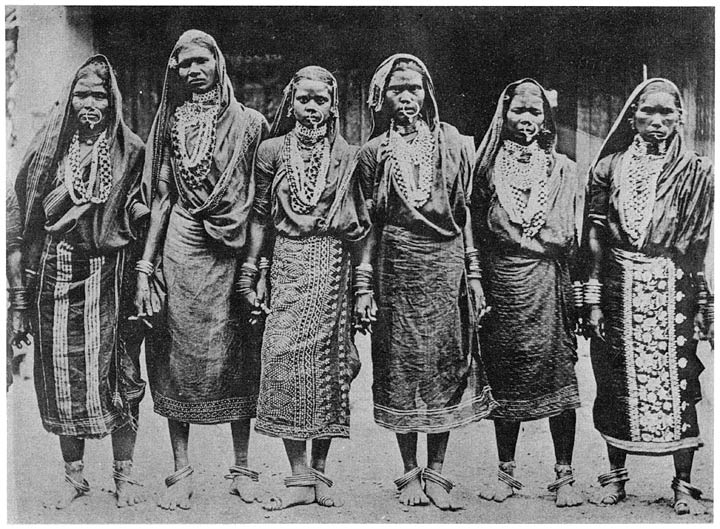 Korku women in full dress
