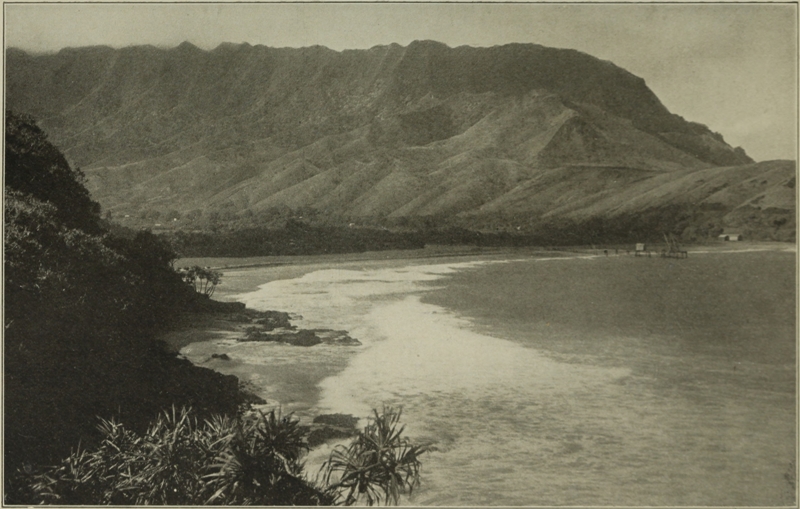 ON THE SHORES OF KAUAI, THE "GARDEN ISLAND."
