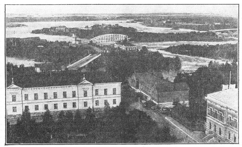 VIEW OF ULEABORG, WHERE THE WHITE GUARDS FOUGHT A SANGUINARY ENGAGEMENT WITH THE BOLSHEVIST RED GUARDS