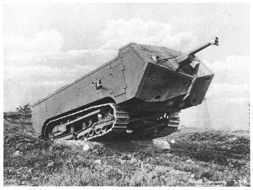 A new type of tank made for the French Army