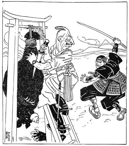 English Cartoon, A Threat from the Orient
