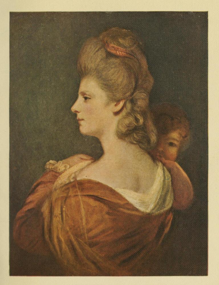 PLATE VII.—PORTRAIT OF LADY AND CHILD.