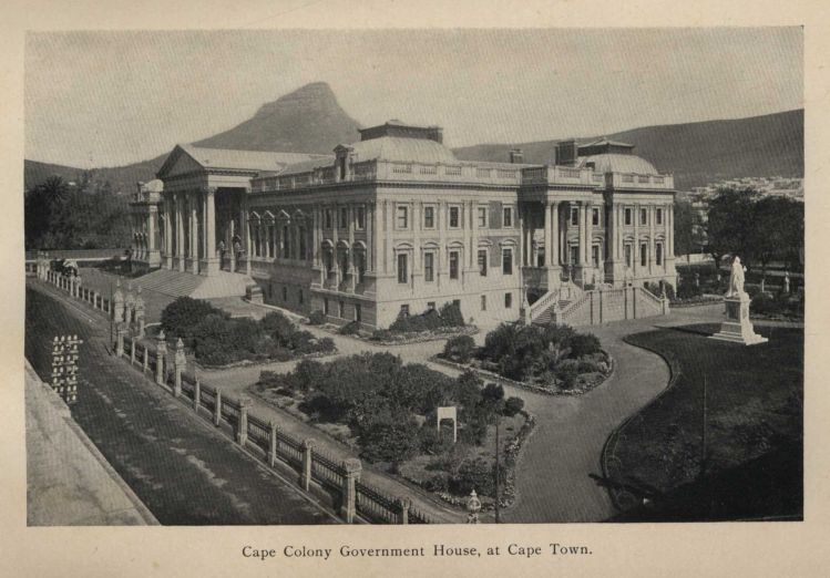 Cape Colony Government House, at Cape Town.
