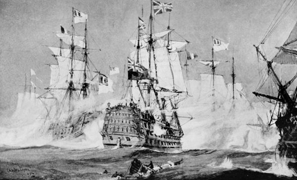 painting ships in battle