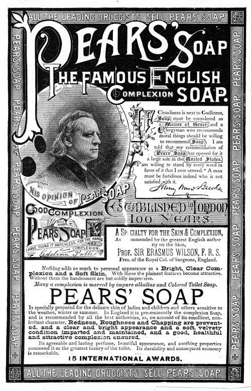 PEARS' SOAP advertisement