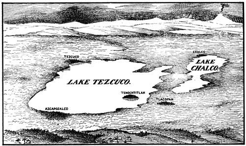 LAKE TEZCUCO,
1400 +