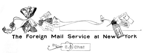 The Foreign Mail Service at New York