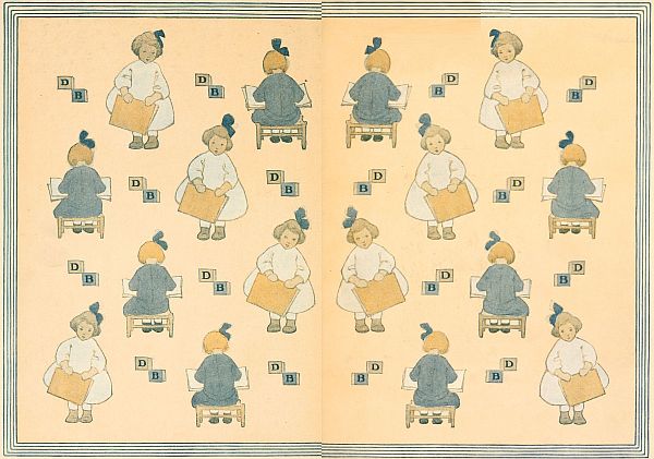 Endpapers: Children playing