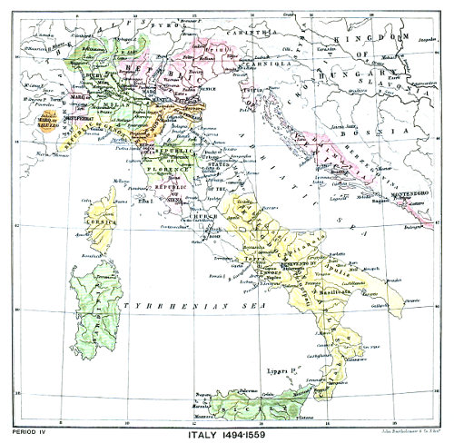 ITALY 1494–1559.