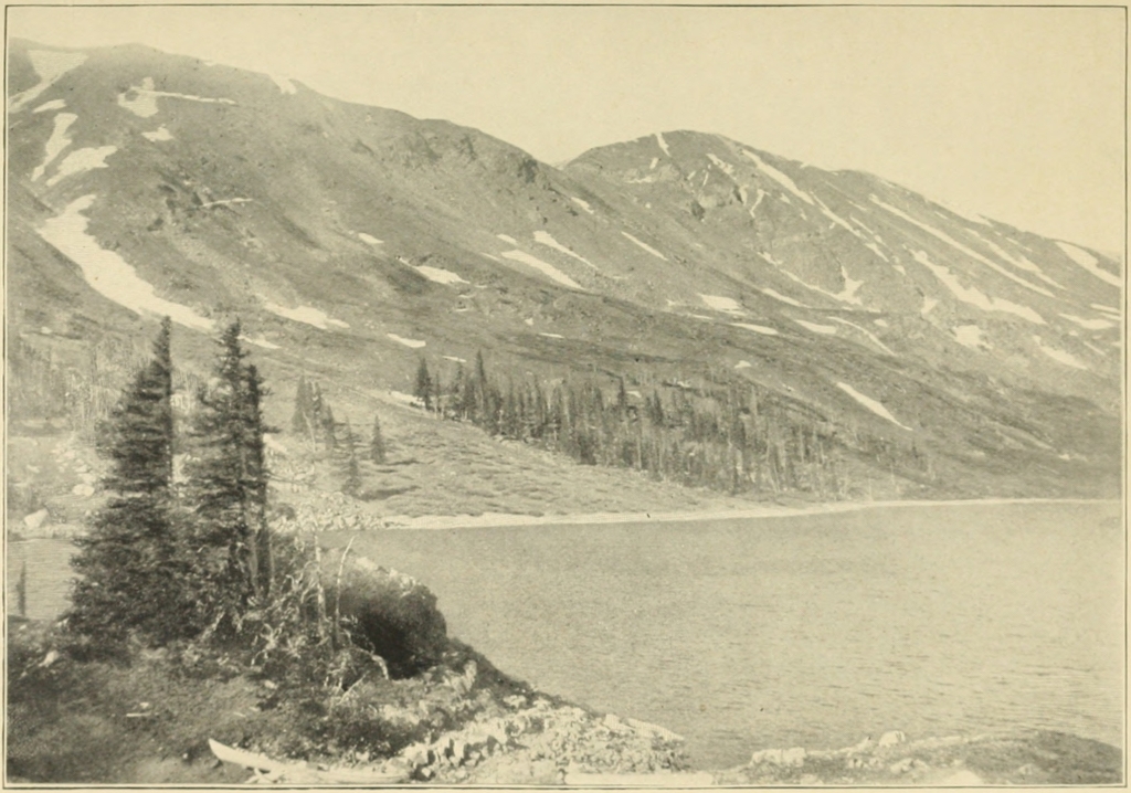 A TIMBER-LINE LAKE IN NORTHWESTERN COLORADO