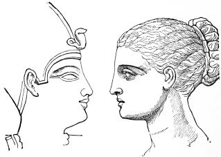 Egyptian Profile. Fig. 28. Greek Profile.