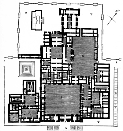 Fig. 44.—Palace of Kisr-Sargon, Corsabad.