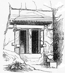 Fig. 110.—Rock-cut Tomb at Antiphellos.