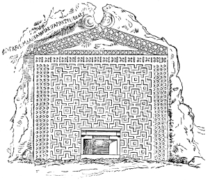 Fig. 117.—So-called Tomb of Midas.