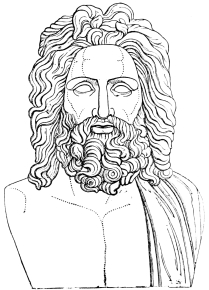 Fig. 232.—Zeus of Otricoli. (Vatican.)