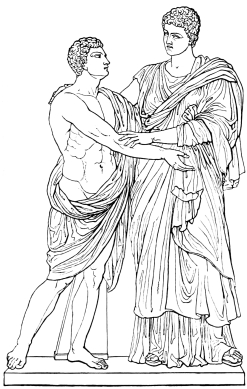 Fig. 244.—Group by Menelaos. (In the Villa Ludovisi.)