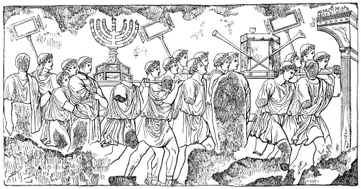 Fig. 302.—Relief from the Arch of Titus in Rome.