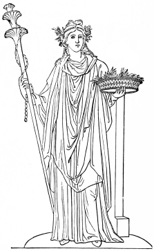 Fig. 307.—Ceres. Pompeian Wall-painting.