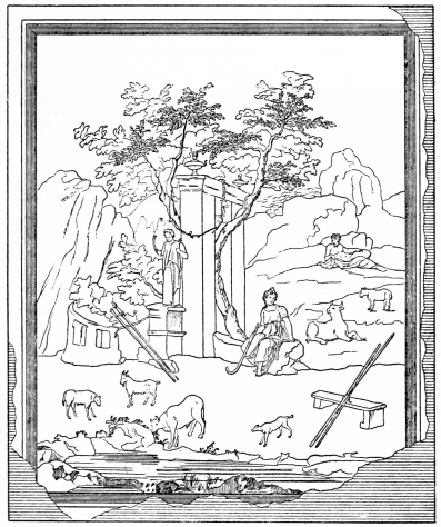 Fig. 309.—Landscape-painting from Pompeii.