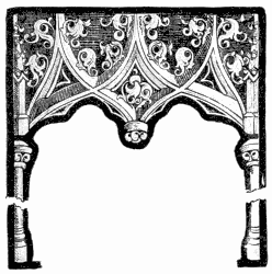 German Late Gothic Canopy.