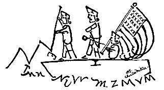 alphabet  men crossing the Potomac