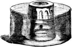 Showing the principle of the diving bell with a glass