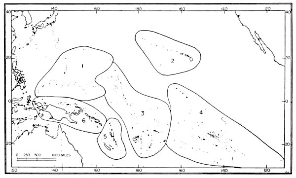 Fig. 7 Divisions of the islands of part of the Pacific Basin