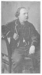 John Henry Anderson as he appeared in his later years.
From a cut in the Harry Houdini Collection.