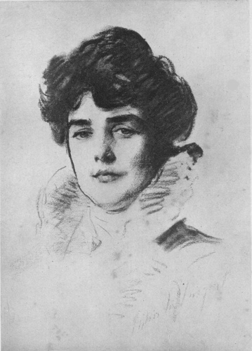 Lady Randolph Churchill.

From a drawing by John S. Sargent, R.A.