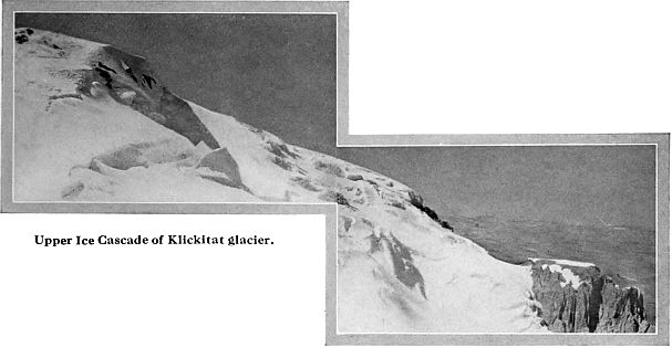 Upper Ice Cascade of Klickitat glacier.
