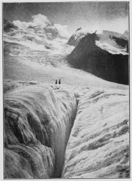 The second largest glacier in the Alps. By Royston Le
Blond.

To face p. 259.