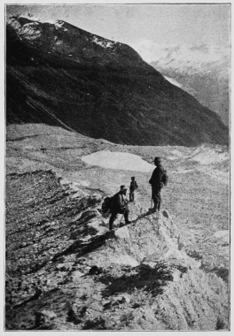 On the crest of an old moraine.

To face p. 317.